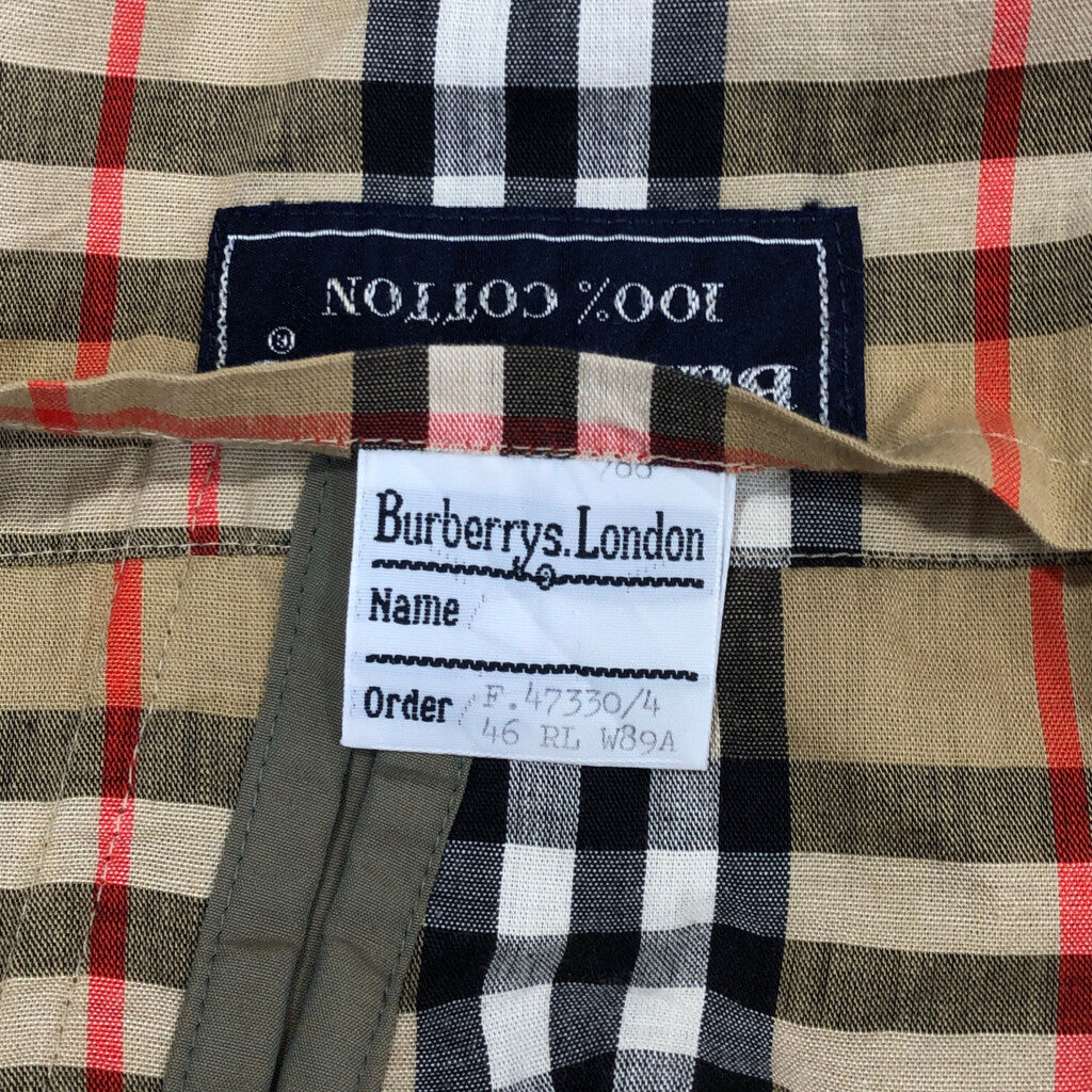 80s Burberrys Soutien Collar Coat