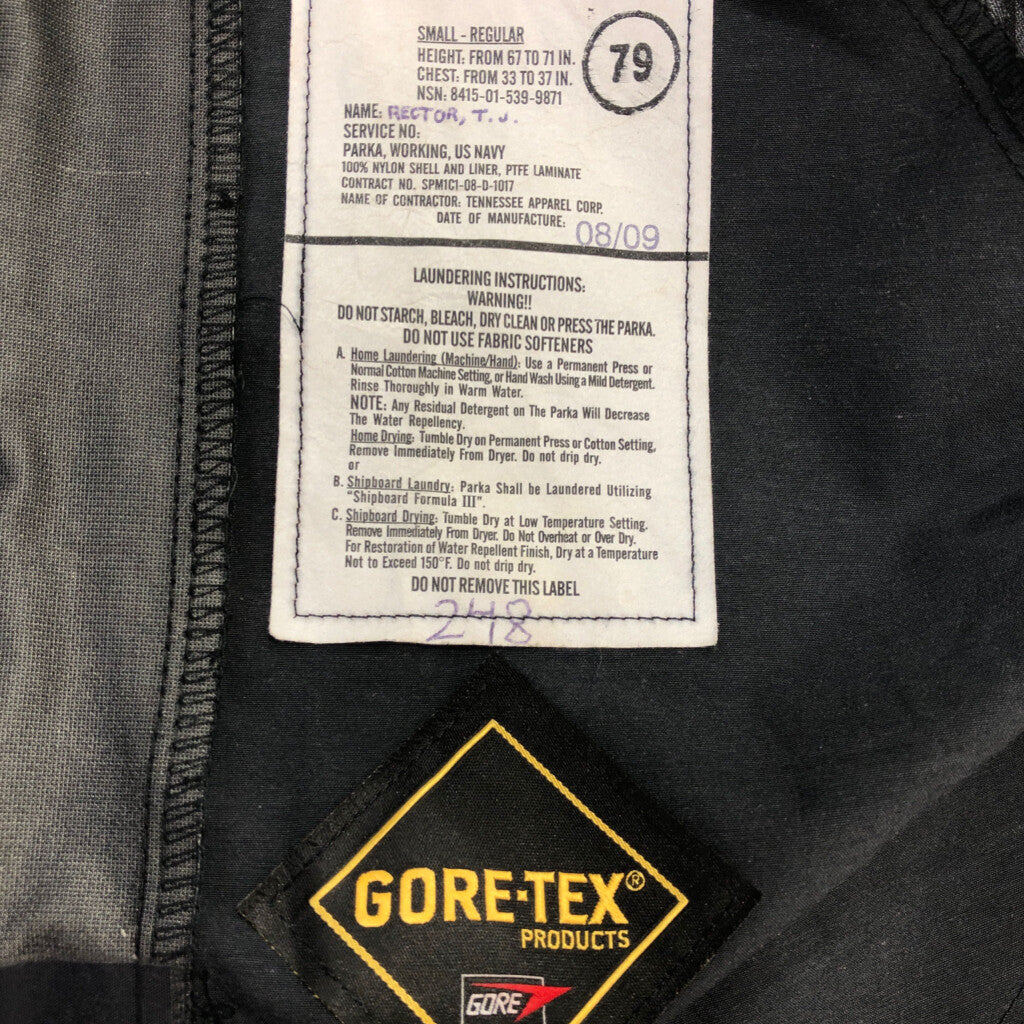 00s U.S. NAVY NWU GORE-TEX Parka Jacket Military Jacket