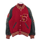 60s SAND KNIT JOHN DUNLAP Varsity Stadium Jacket
