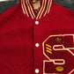 60s SAND KNIT JOHN DUNLAP Varsity Stadium Jacket