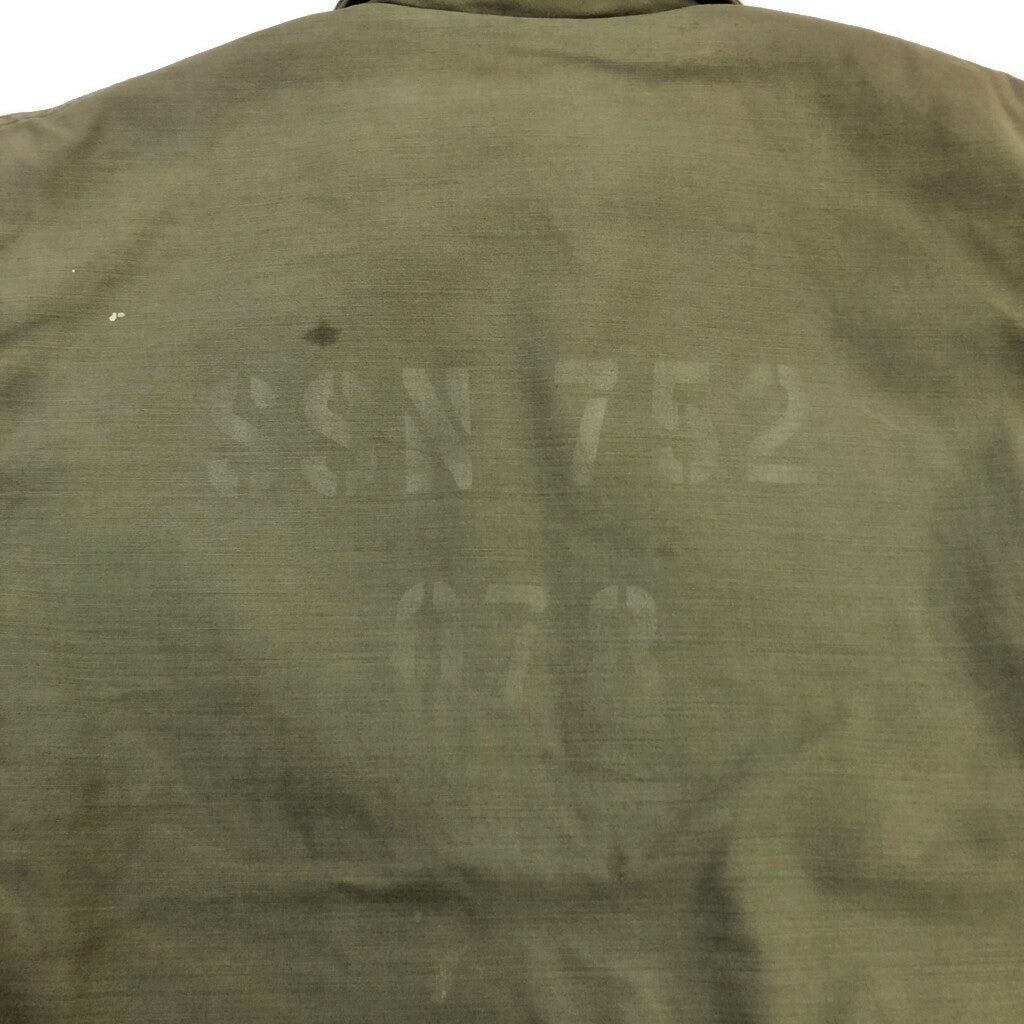 80s U.S. NAVY A-2 Deck Military Jacket