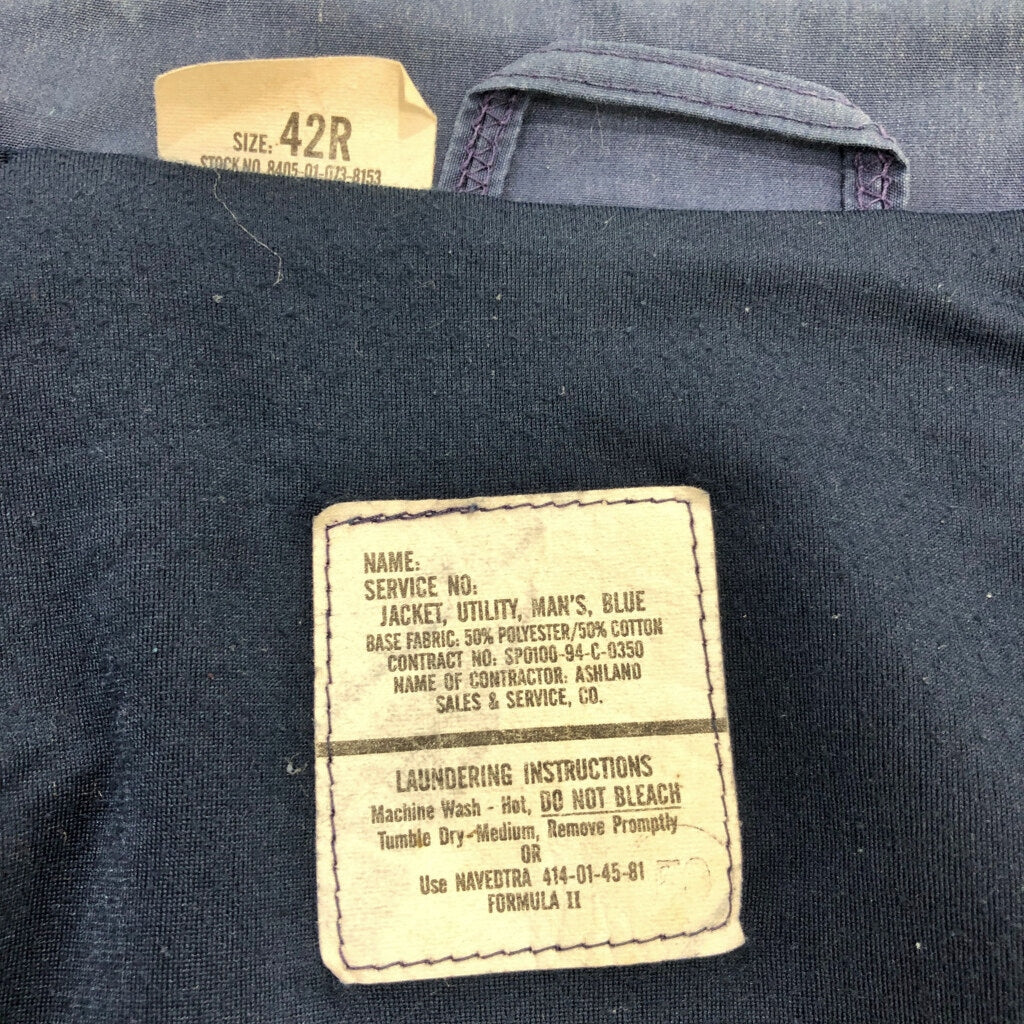 90s U.S. NAVY Utility Jacket Military Jacket