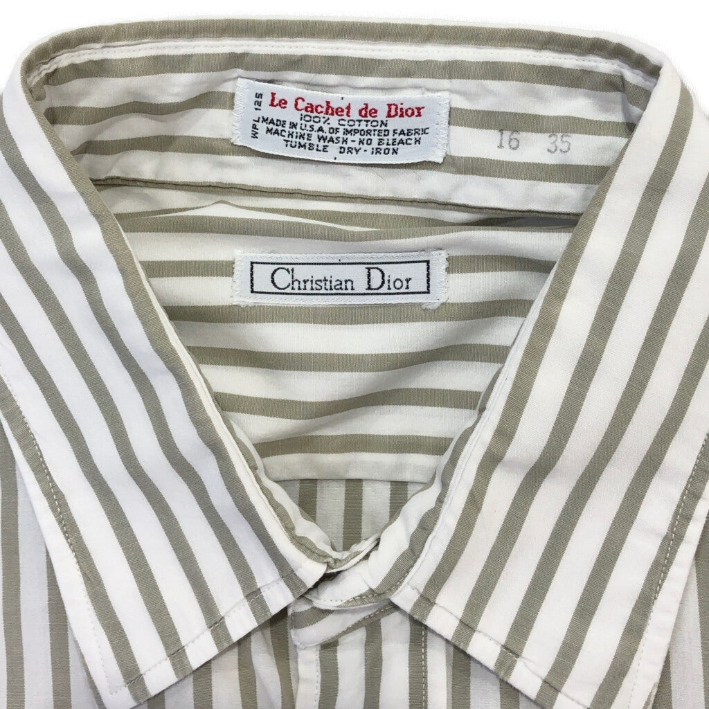 90s Christian Dior Stripe Shirt