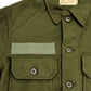 70s U.S. ARMY OG-108 Wool Field Shirt Military Shirt