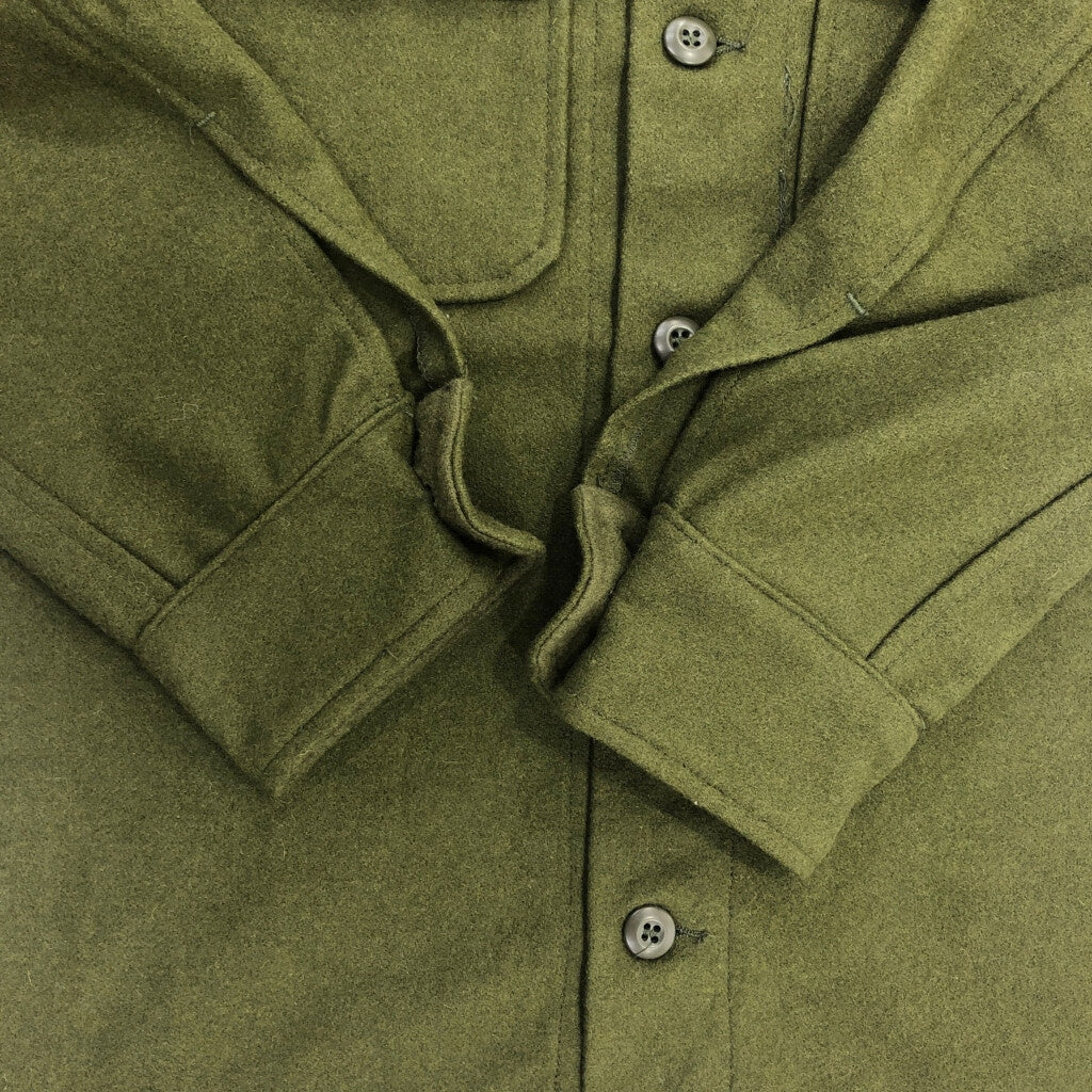 70s U.S. ARMY OG-108 Wool Field Shirt Military Shirt