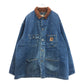 00s Carhartt Michigan Chore Coat Denim Jacket