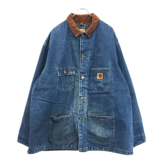 00s Carhartt Michigan Chore Coat Denim Jacket
