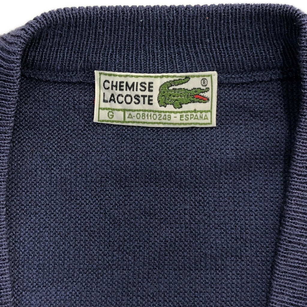 80s CHEMISE LACOSTE V-Neck Sweater