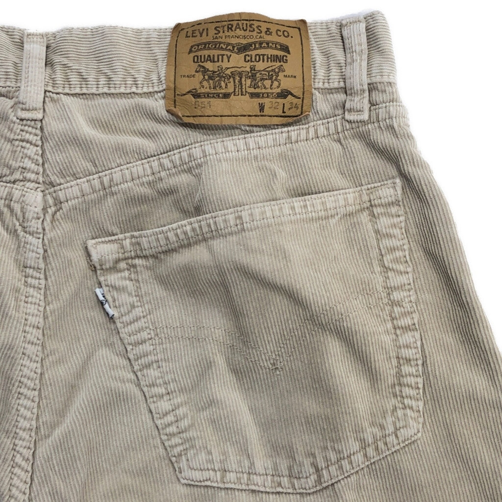 90s Levi's 551 Corduroy Pants