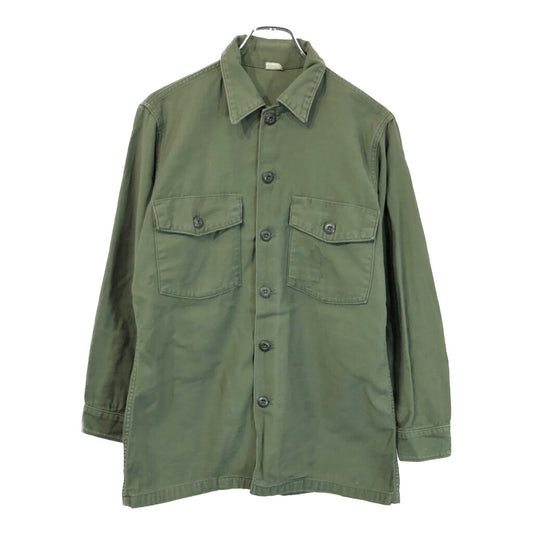 60s U.S. ARMY OG-107 Cotton Sateen Shirt Military Shirt