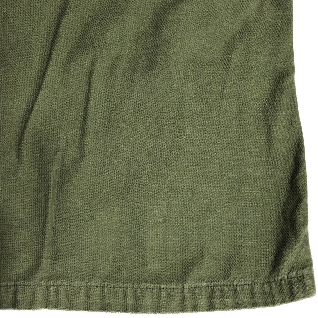 60s U.S. ARMY OG-107 Cotton Sateen Shirt Military Shirt