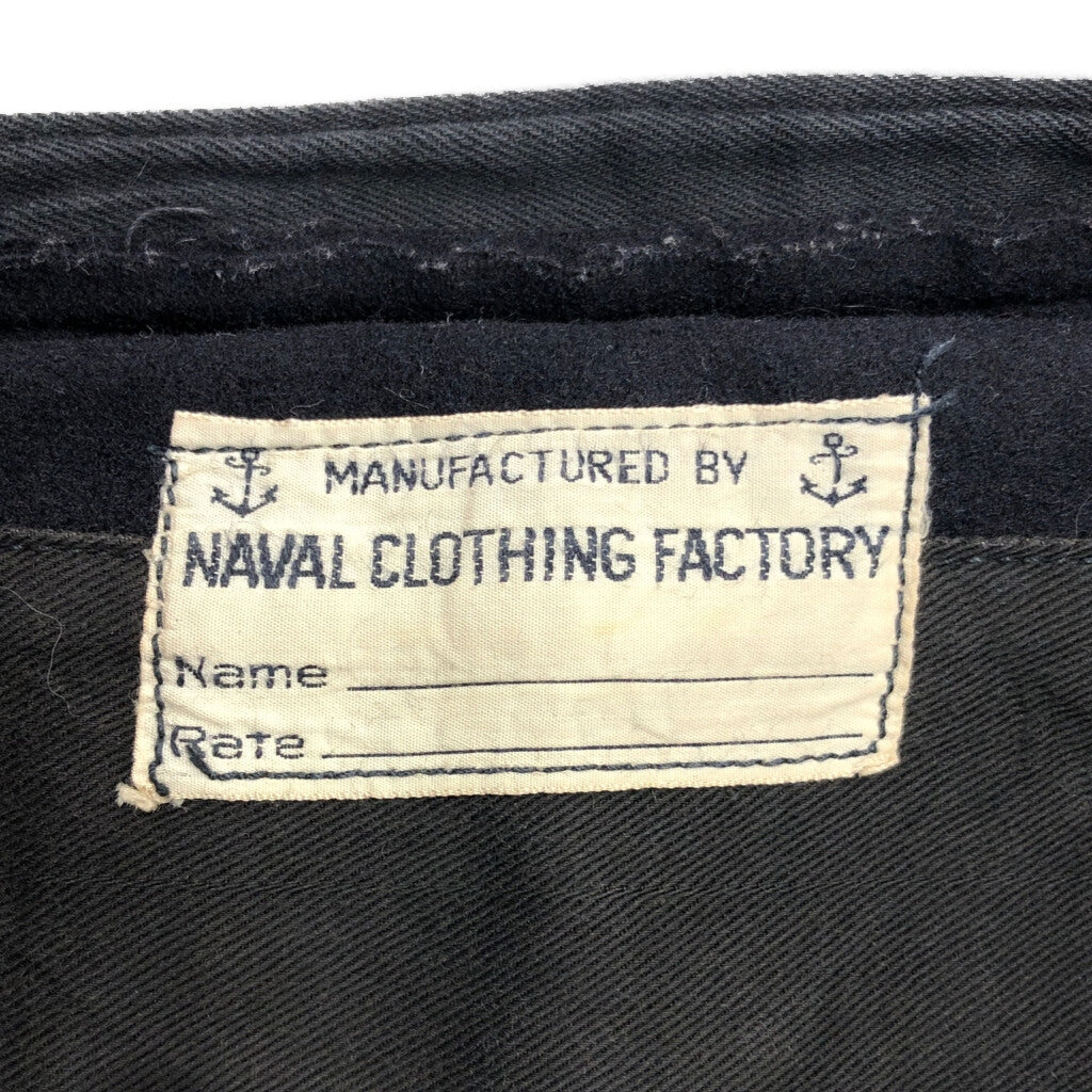 40s U.S. NAVY NAVAL CLOTHING FACTORY Sailor Pants Military Pants