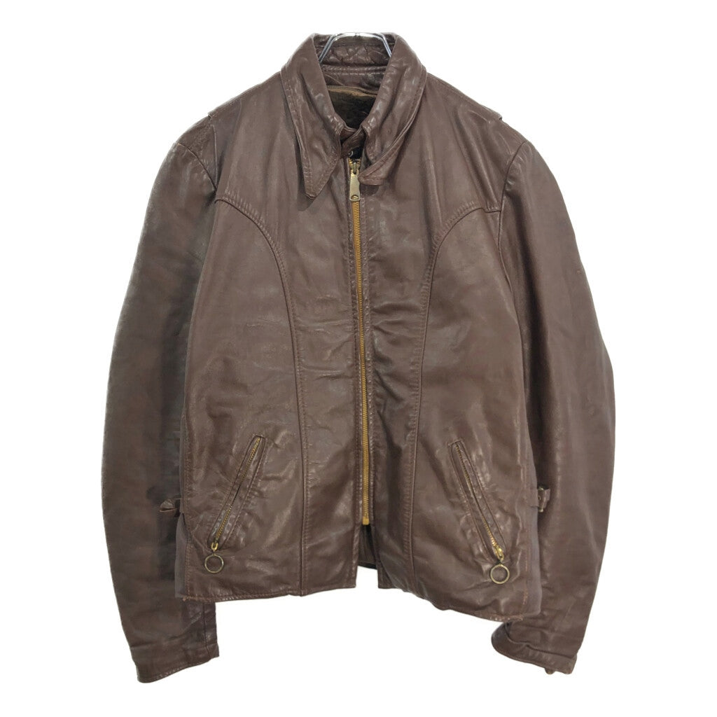70s BROOKS Single Riders Leather Jacket