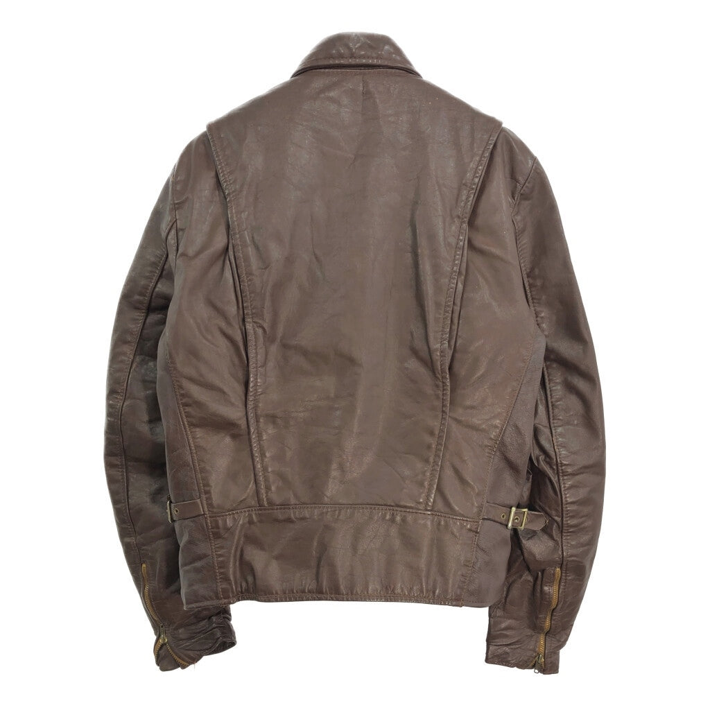70s BROOKS Single Riders Leather Jacket