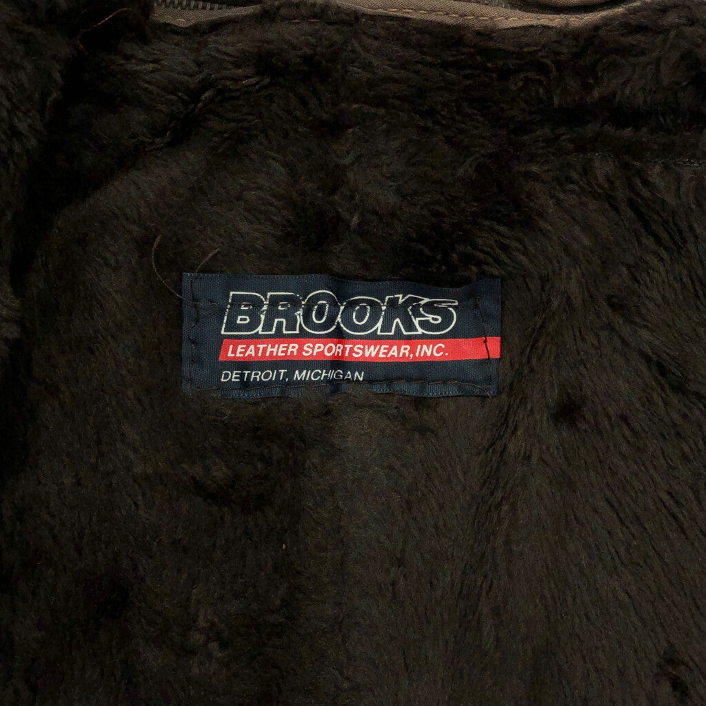 70s BROOKS Single Riders Leather Jacket