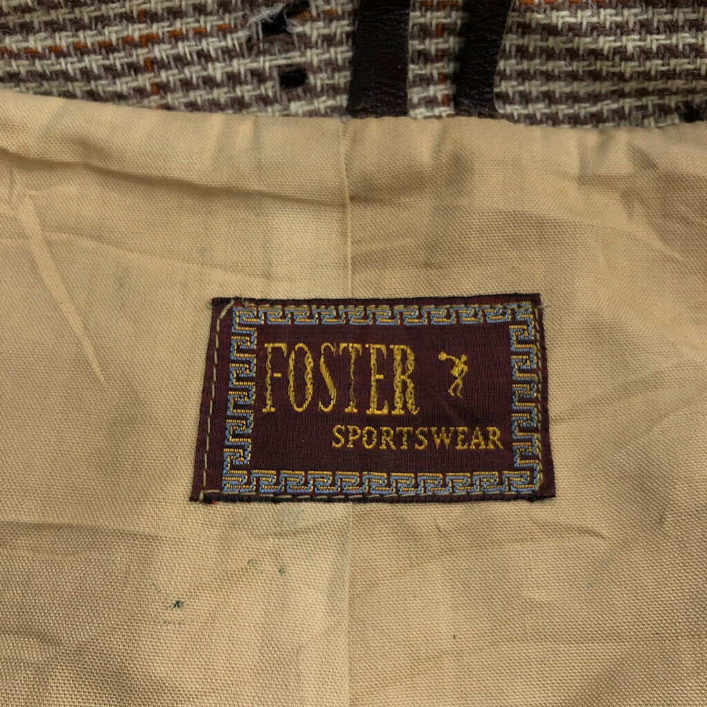 40s FOSTER SPORTWEAR A-2 Flight Leather Jacket