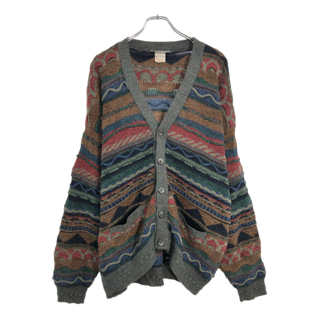 80s SAUVE 3D Knit Sweater