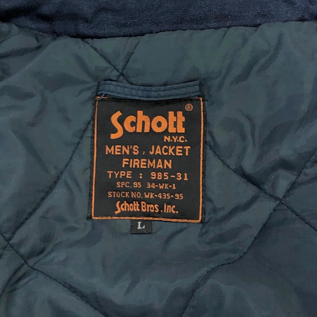 Schott Fireman Padded Jacket