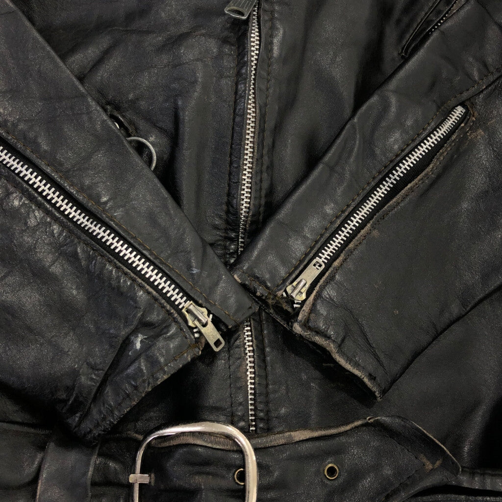 70s BROOKS Double Riders Leather Jacket