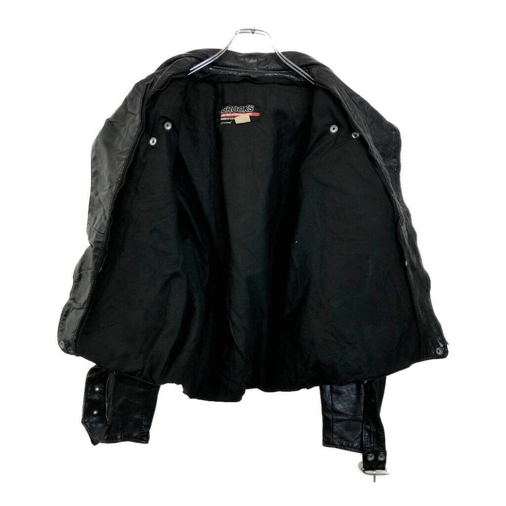 70s BROOKS Double Riders Leather Jacket