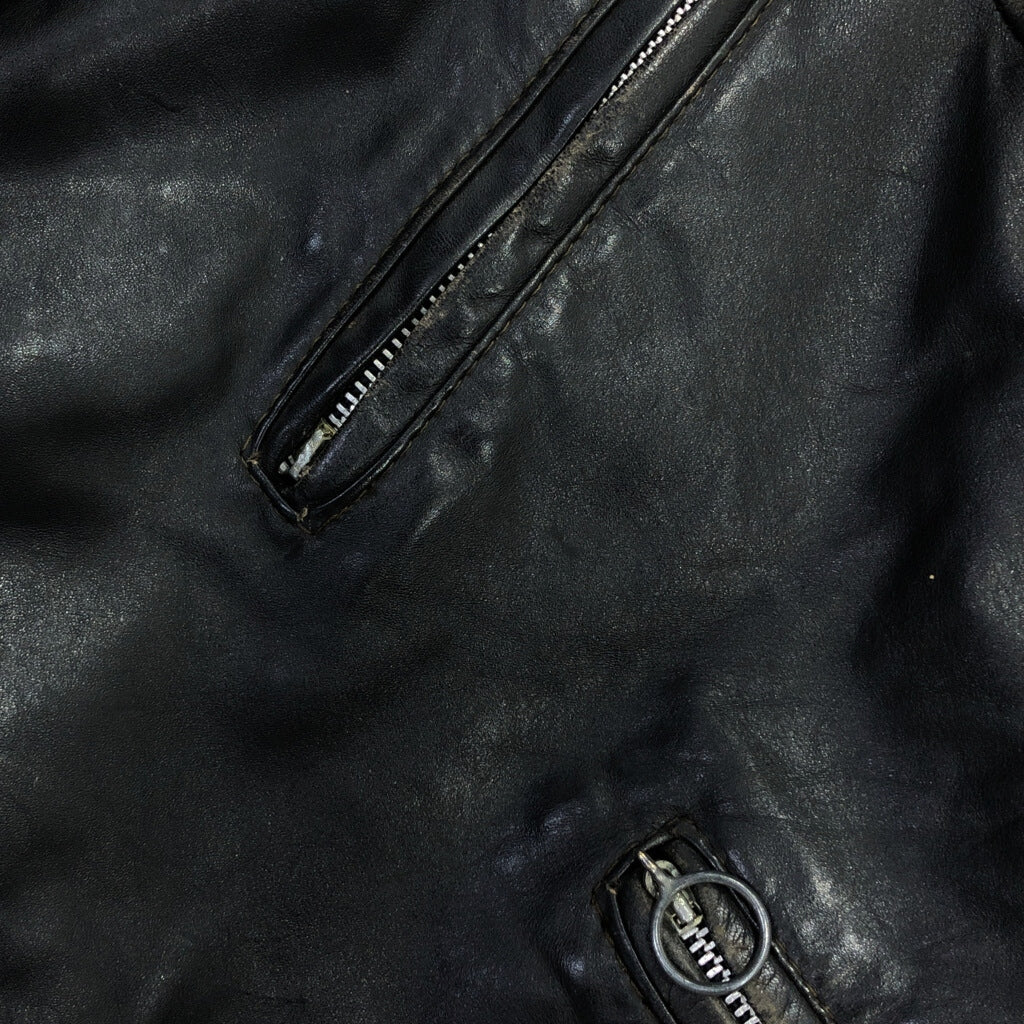 70s BROOKS Double Riders Leather Jacket