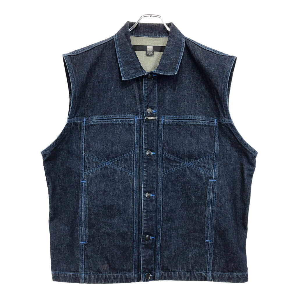 90s MARITHE + FRANCOIS GIRBAUD Denim Vest