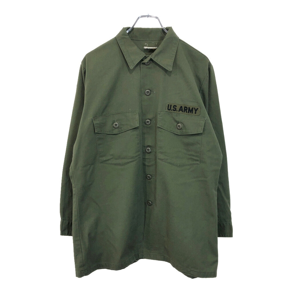 70s U.S. ARMY Utility Shirt Military Shirt
