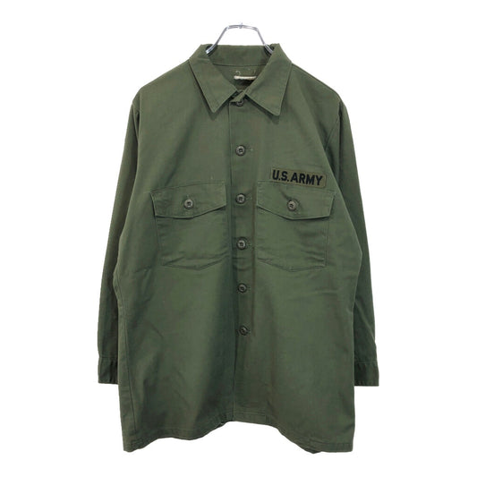 70s U.S. ARMY Utility Shirt Military Shirt