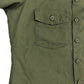 70s U.S. ARMY Utility Shirt Military Shirt
