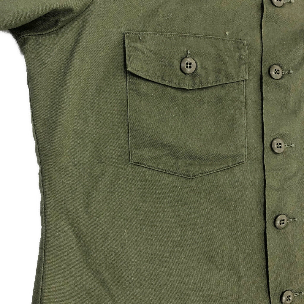 70s U.S. ARMY Utility Shirt Military Shirt