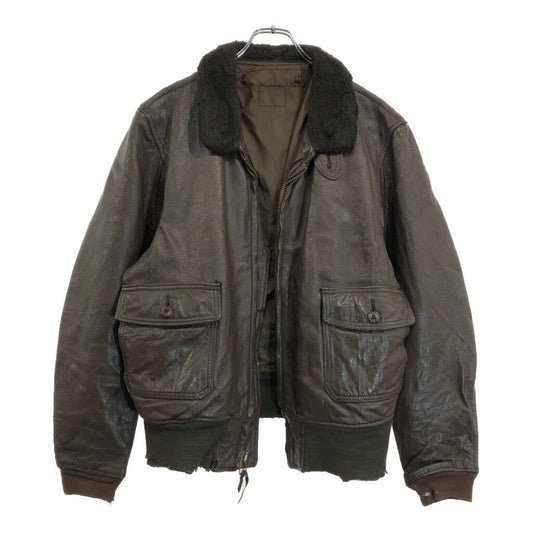 70s U.S. NAVY G-1 Flight Jacket Military Jacket