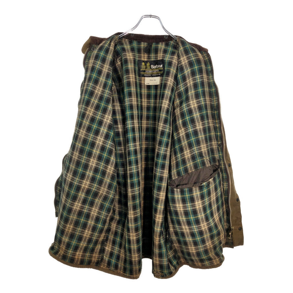 80s Barbour SOLWAY ZIPPER Oiled Jacket