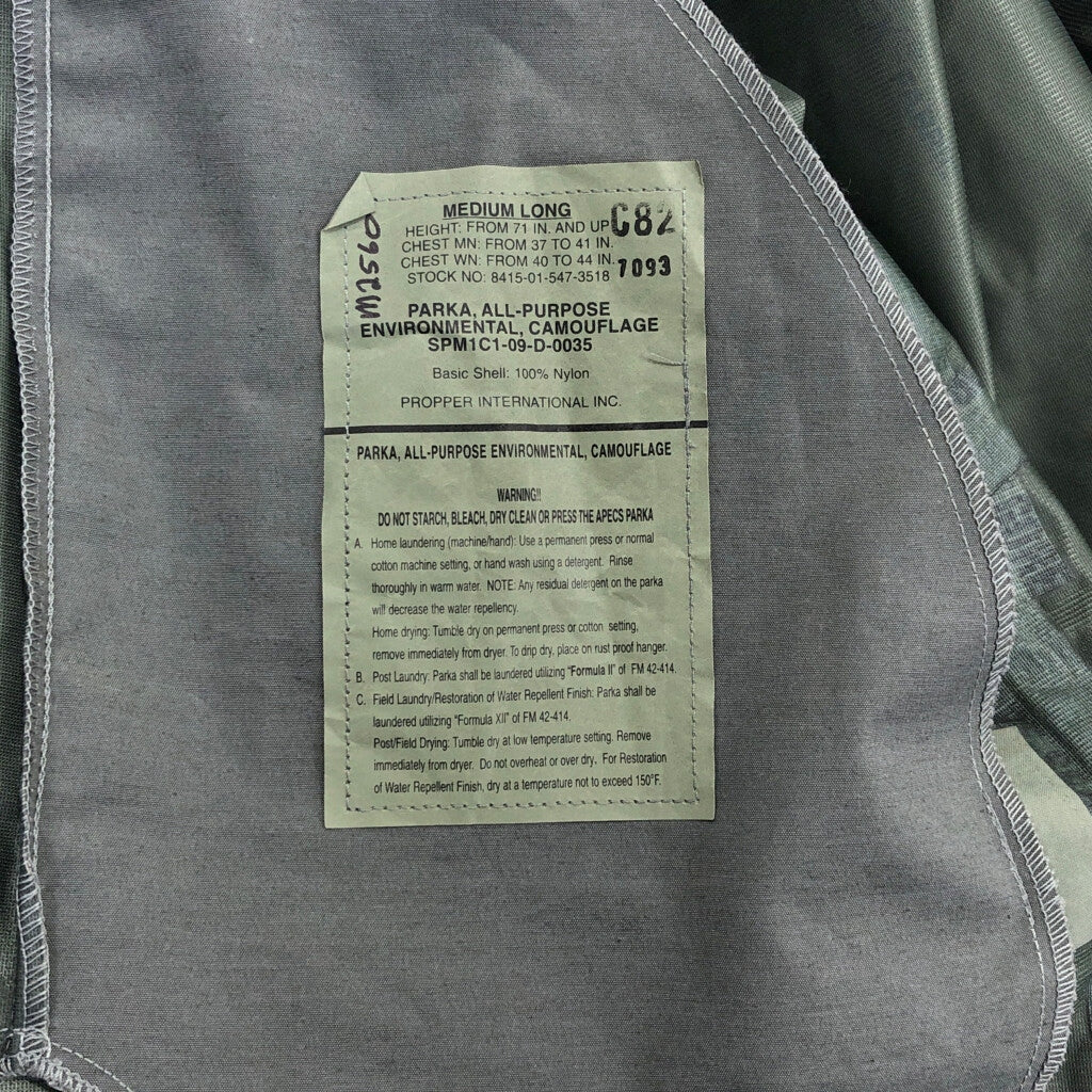 00s U.S.AIRFORCE APECS GORETEX Parka Military Jacket