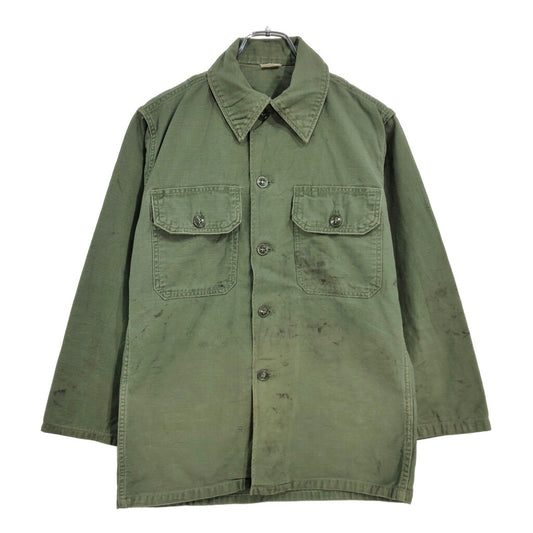 60s U.S. ARMY OG-107 Cotton Sateen Shirt Military Shirt