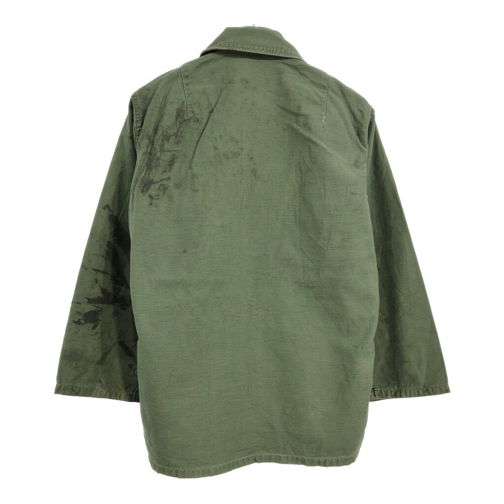 60s U.S. ARMY OG-107 Cotton Sateen Shirt Military Shirt