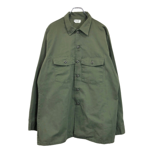 70s U.S. ARMY Utility Shirt Military Shirt