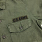 70s U.S. ARMY OG-107 Cotton Sateen Shirt Military Shirt