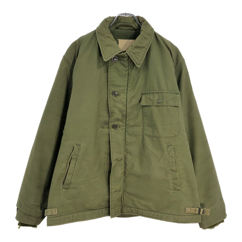 70s U.S. NAVY A-2 Deck Military Jacket