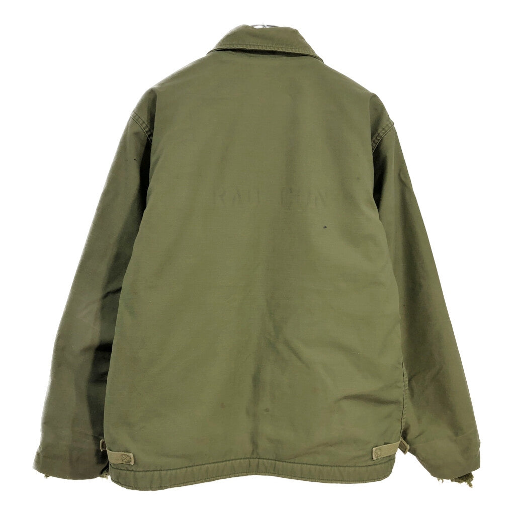 70s U.S. NAVY A-2 Deck Military Jacket