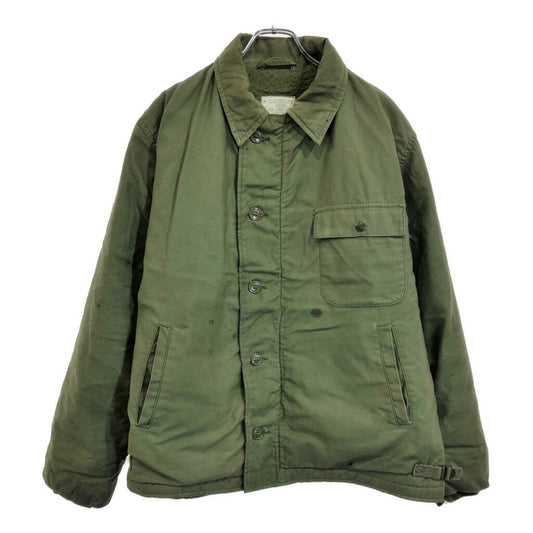 80s U.S. NAVY A-2 Deck Military Jacket