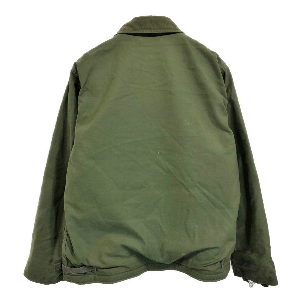 80s U.S. NAVY A-2 Deck Military Jacket