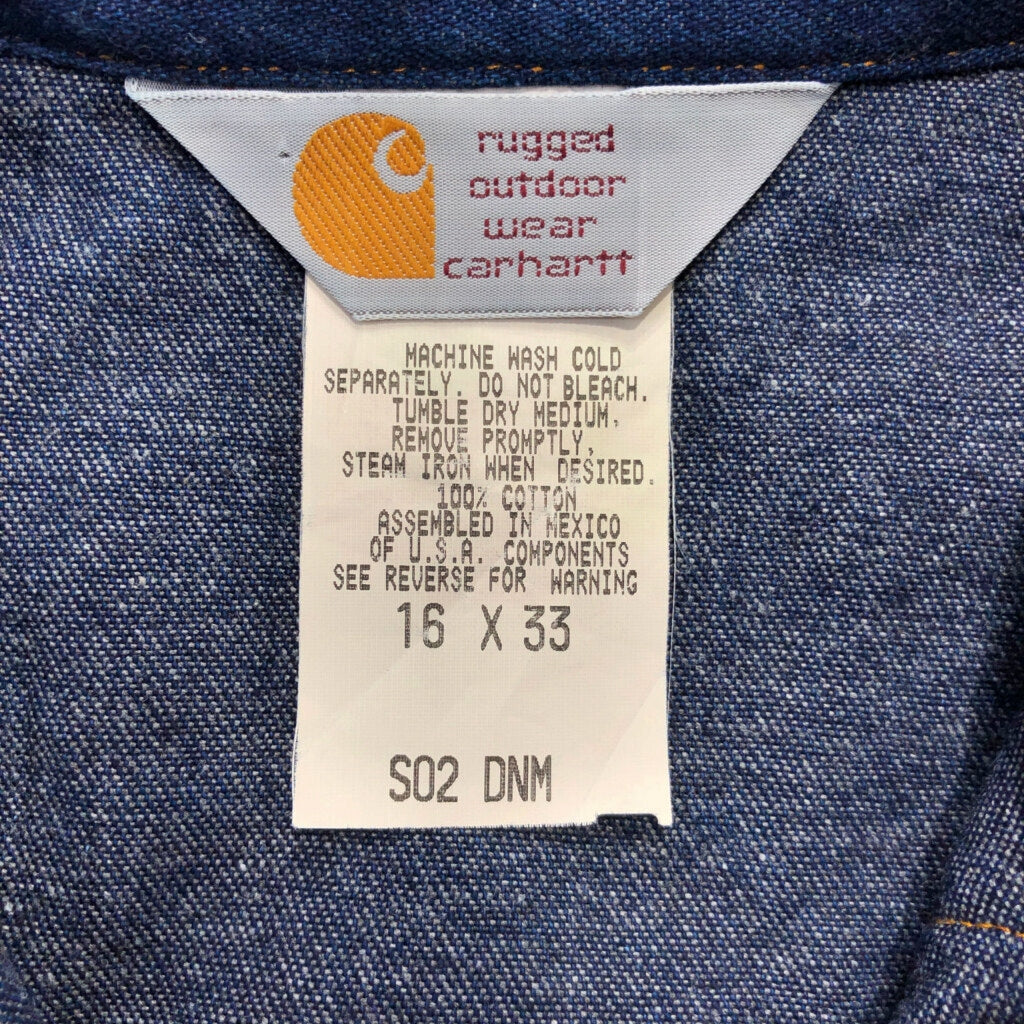 90s Carhartt Denim Chambray Shirt