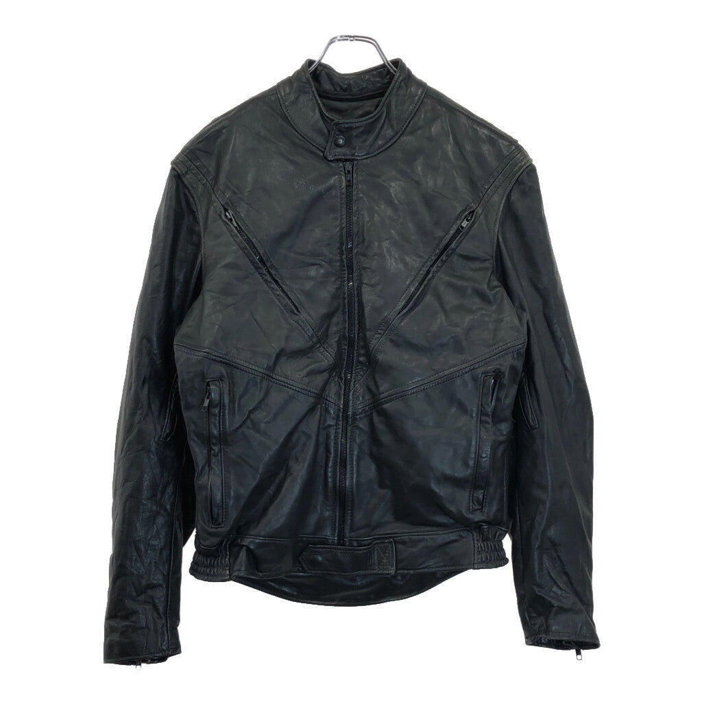 80s BROOKS Single Riders Leather Jacket