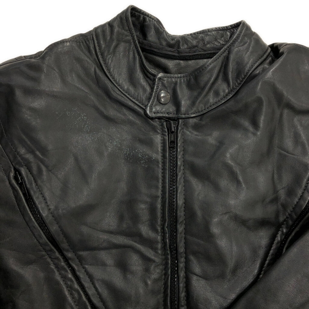 80s BROOKS Single Riders Leather Jacket