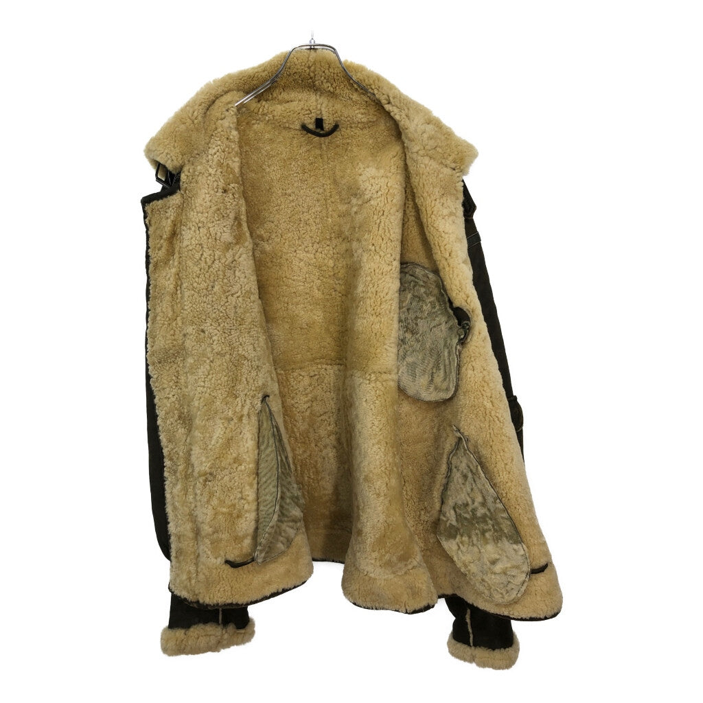 UNKNOWN TYPE B-3 Mouton Leather Jacket