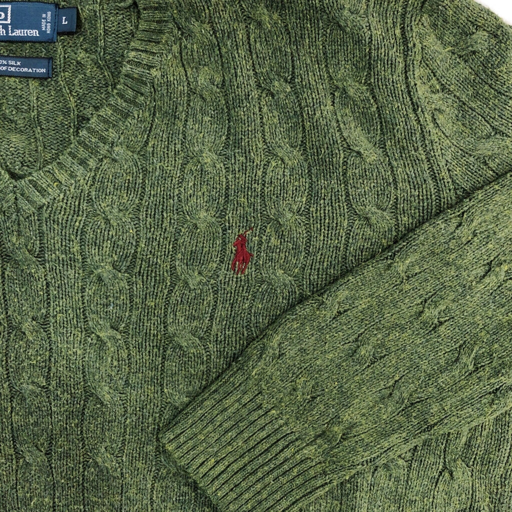 90s Polo by Ralph Lauren V-Neck Sweater