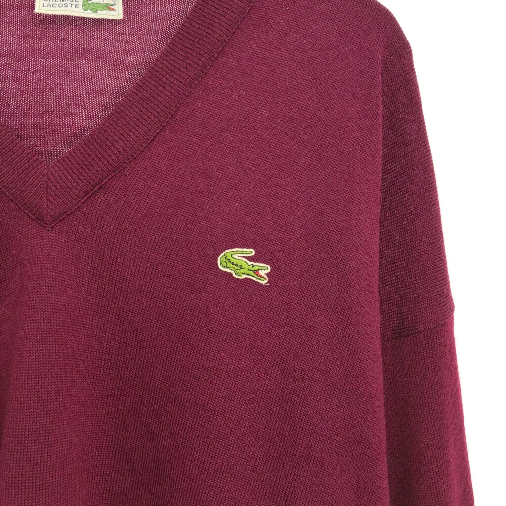 80s CHEMISE LACOSTE V-Neck Sweater