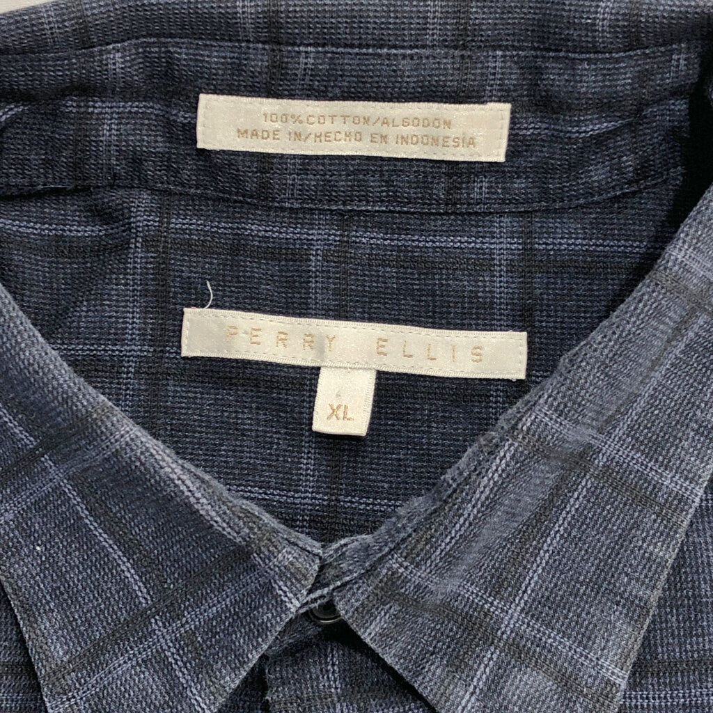 90s PERRY ELLIS Check Shirt