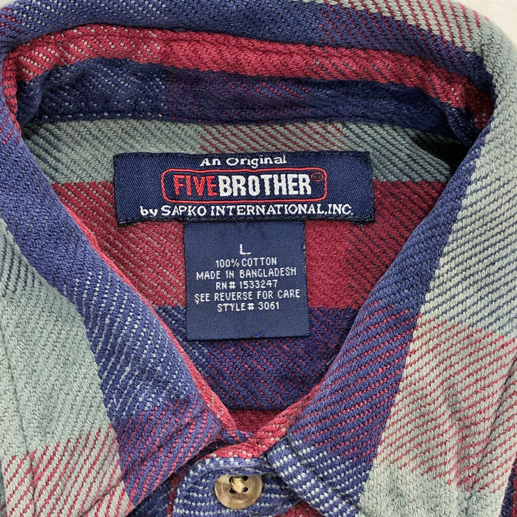FIVE BROTHER Check Shirt