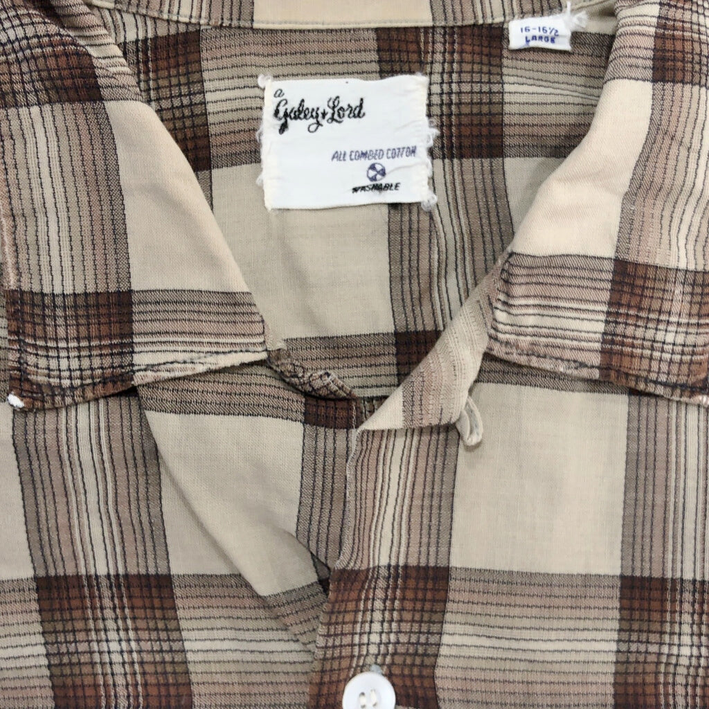 60s Galey Load Check Shirt